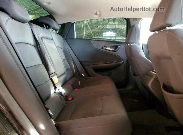 1G1ZB5ST5JF267213 2018 CHEVROLET MALIBU Черный Вид задних сидений
