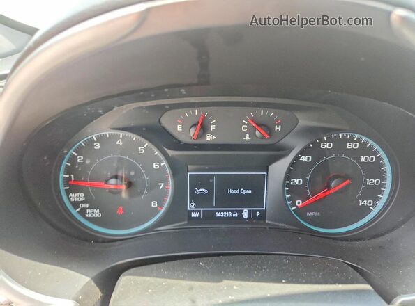 1G1ZB5ST5KF120844 2019 CHEVROLET MALIBU White Widok zestawu wskaźników