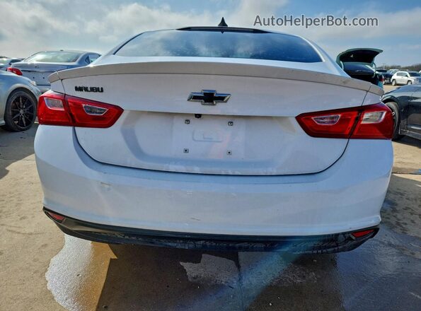 1G1ZB5ST5LF021085 2020 CHEVROLET MALIBU White უკანა ხედი