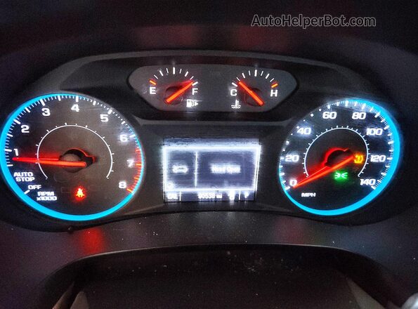 1G1ZB5ST6GF185449 2016 CHEVROLET MALIBU Gray Instrument cluster view