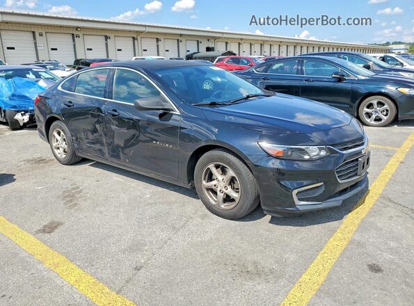 1G1ZB5ST6GF344230 2016 CHEVROLET MALIBU Black წინა მარჯვენა