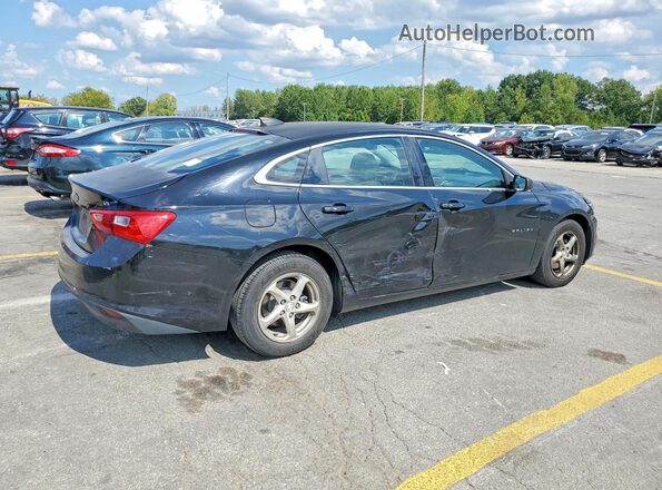 1G1ZB5ST6GF344230 2016 CHEVROLET MALIBU Black უკანა მარჯვენა