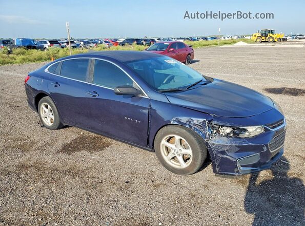 1G1ZB5ST6HF101356 2017 CHEVROLET MALIBU Синий Передняя правая четверть