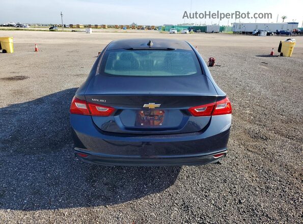 1G1ZB5ST6HF101356 2017 CHEVROLET MALIBU Синий Вид сзади