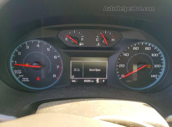 1G1ZB5ST6HF101356 2017 CHEVROLET MALIBU Синий Вид щитка приборов