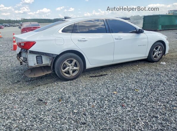 1G1ZB5ST6HF293877 2017 CHEVROLET MALIBU Белый Задняя правая четверть