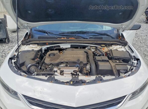 1G1ZB5ST6HF293877 2017 CHEVROLET MALIBU Белый Вид задней части салона
