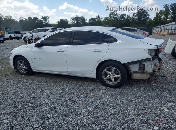 1G1ZB5ST6HF293877 2017 CHEVROLET MALIBU Белый Задняя левая четверть