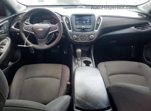 1G1ZB5ST6HF293877 2017 CHEVROLET MALIBU Белый Вид панели приборов