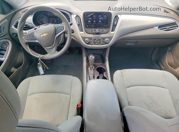 1G1ZB5ST6KF122974 2019 CHEVROLET MALIBU White Առջևի վահանակի տեսք