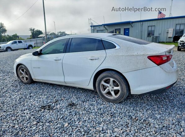 1G1ZB5ST7JF175584 2018 CHEVROLET MALIBU White Հետևի ձախ