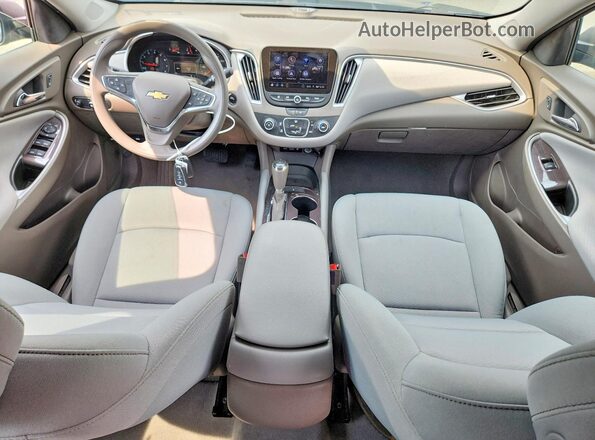 1G1ZB5ST8LF154245 2020 CHEVROLET MALIBU Blue Вид панелі приладів