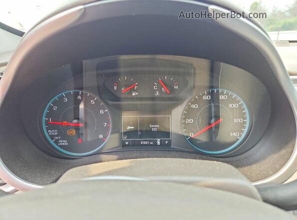 1G1ZB5ST8LF154245 2020 CHEVROLET MALIBU Blue Вид щитка приладів