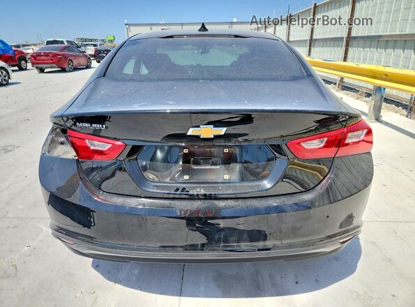1G1ZB5ST8MF088703 2021 CHEVROLET MALIBU Black Widok z tyłu