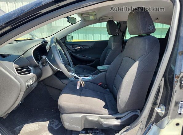 1G1ZB5ST8MF088703 2021 CHEVROLET MALIBU Black Widok wnętrza z przodu