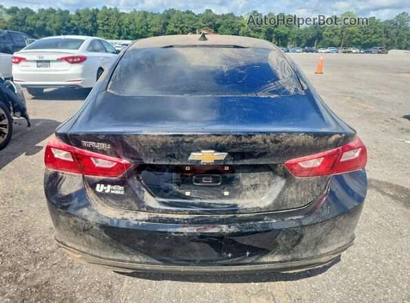 1G1ZB5ST9JF214109 2018 CHEVROLET MALIBU Black უკანა ხედი