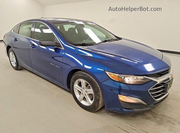 1G1ZB5ST9KF194381 2019 CHEVROLET MALIBU Blue Delantero derecho