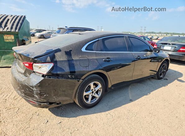 1G1ZC5ST2HF265295 2017 CHEVROLET MALIBU Black Задня права чверть