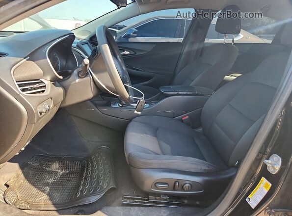 1G1ZC5ST2HF265295 2017 CHEVROLET MALIBU Black Вид салону спереду