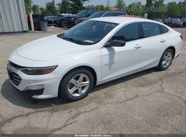 1G1ZC5ST2LF153444 2020 CHEVROLET MALIBU Белый Передняя левая четверть