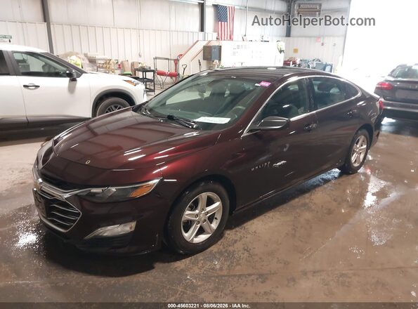 1G1ZC5ST3LF136944 2020 CHEVROLET MALIBU Purple წინა მარცხენა ხედი სამი მეოთხედიდან