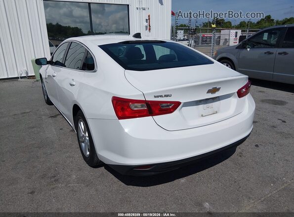 1G1ZC5ST3LF137558 2020 CHEVROLET MALIBU White Задня ліва чверть