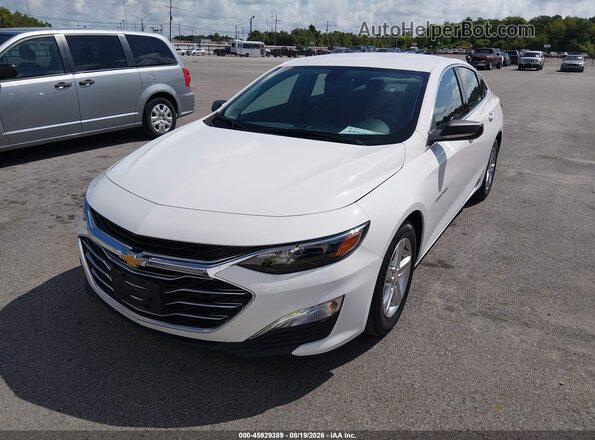 1G1ZC5ST3LF137558 2020 CHEVROLET MALIBU White Передня ліва чверть