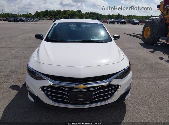 1G1ZC5ST3LF137558 2020 CHEVROLET MALIBU White Вид щитка приладів