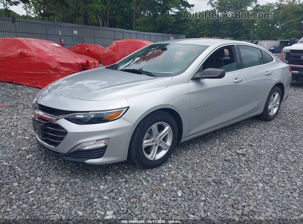 1G1ZC5ST6KF196618 2019 CHEVROLET MALIBU Silver წინა მარცხენა ხედი სამი მეოთხედიდან
