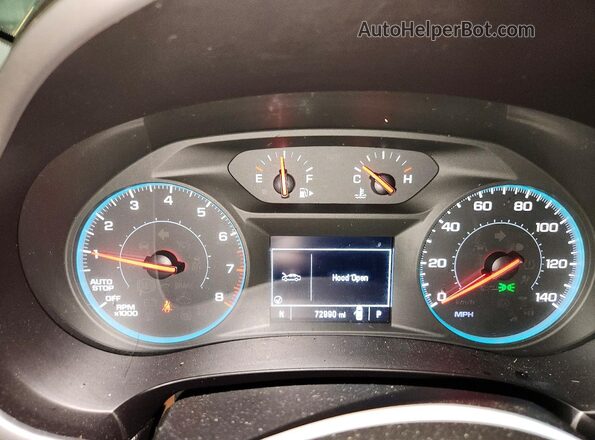 1G1ZC5ST7LF014006 2020 CHEVROLET MALIBU Charcoal Widok zestawu wskaźników