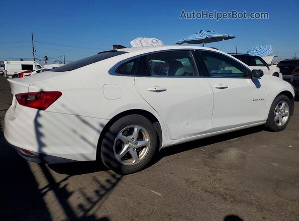 1G1ZC5STXJF101167 2018 CHEVROLET MALIBU White Tył prawy
