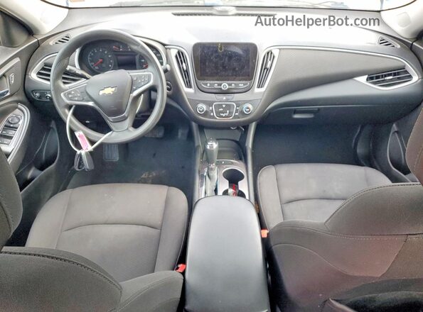 1G1ZC5STXKF185251 2019 CHEVROLET MALIBU Blue Dashboard view