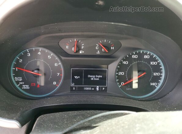 1G1ZC5STXNF176151 2022 CHEVROLET MALIBU White Instrument cluster view