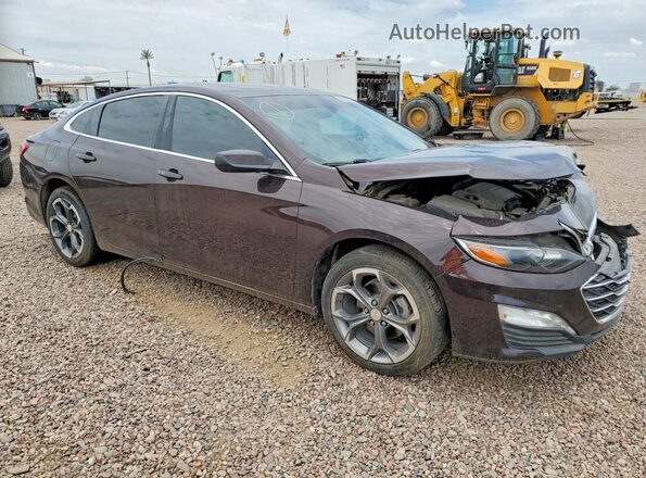 1G1ZD5ST0MF012855 2021 CHEVROLET MALIBU Бордовый Передняя правая четверть
