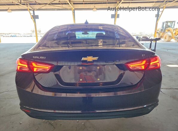 1G1ZD5ST0MF012855 2021 CHEVROLET MALIBU Бордовый Вид сзади