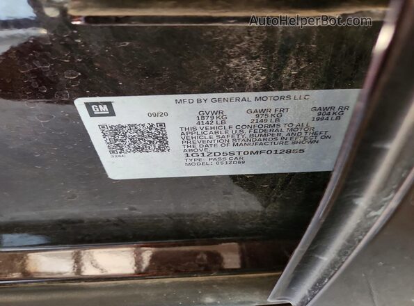 1G1ZD5ST0MF012855 2021 CHEVROLET MALIBU Бордовый Вид подкапотного пространства