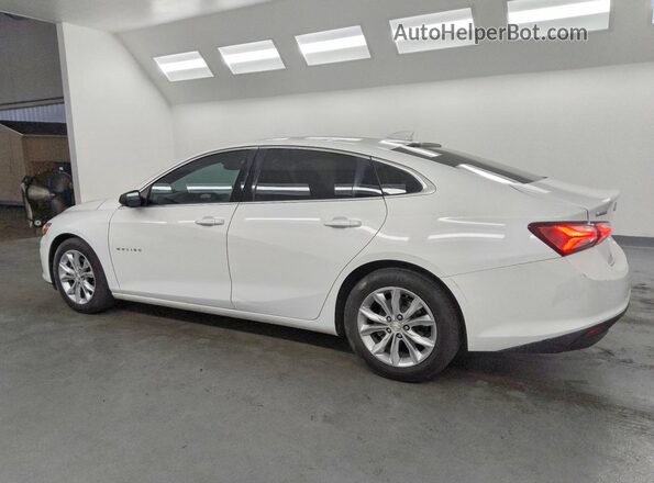 1G1ZD5ST0MF013133 2021 CHEVROLET MALIBU White Հետևի ձախ