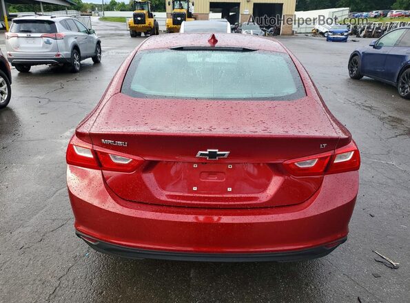 1G1ZD5ST1JF283760 2018 CHEVROLET MALIBU Red Rear view