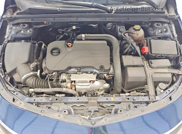 1G1ZD5ST1MF011102 2021 CHEVROLET MALIBU Синий Вид задней части салона