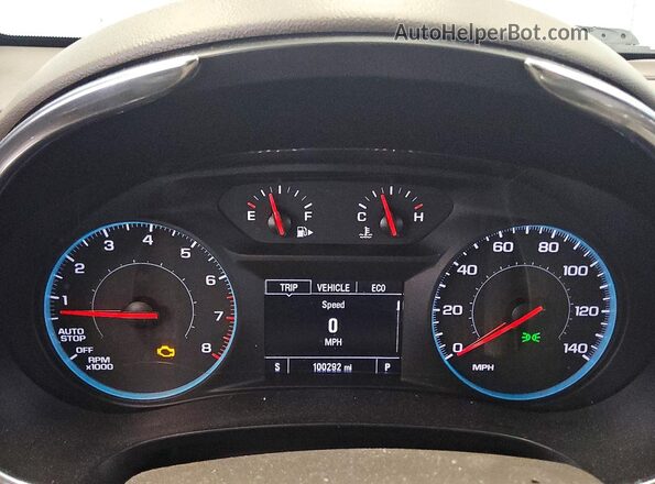 1G1ZD5ST1MF011102 2021 CHEVROLET MALIBU Синий Вид щитка приборов