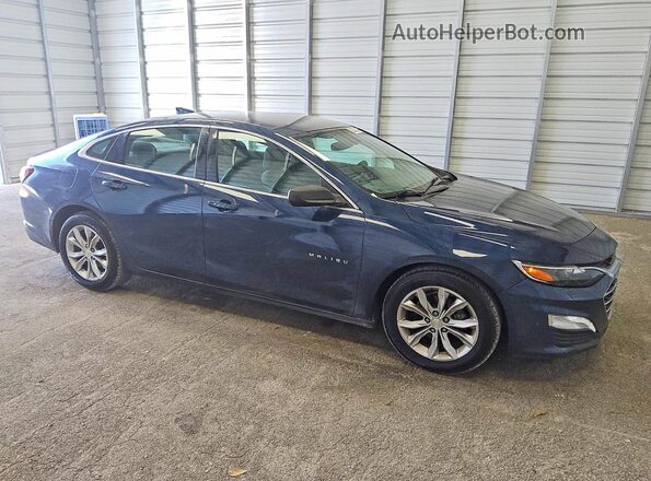 1G1ZD5ST1MF011102 2021 CHEVROLET MALIBU Синий Передняя правая четверть