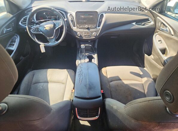 1G1ZD5ST3JF192019 2018 CHEVROLET MALIBU White Dashboard view