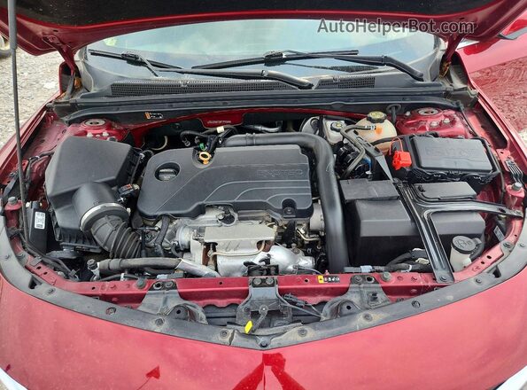 1G1ZD5ST3KF197058 2019 CHEVROLET MALIBU Red Вид задньої частини салону