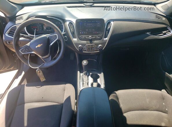 1G1ZD5ST3LF042477 2020 CHEVROLET MALIBU Черный Вид панели приборов