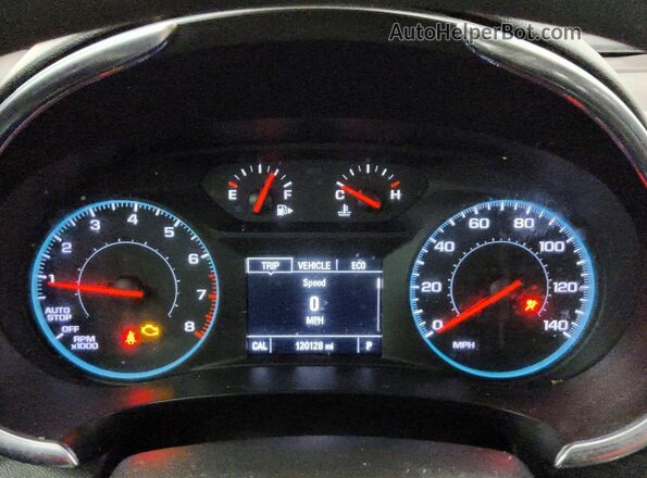 1G1ZD5ST3MF051889 2021 CHEVROLET MALIBU Белый Вид щитка приборов