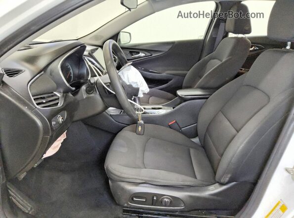 1G1ZD5ST3MF051889 2021 CHEVROLET MALIBU Белый Вид салона спереди