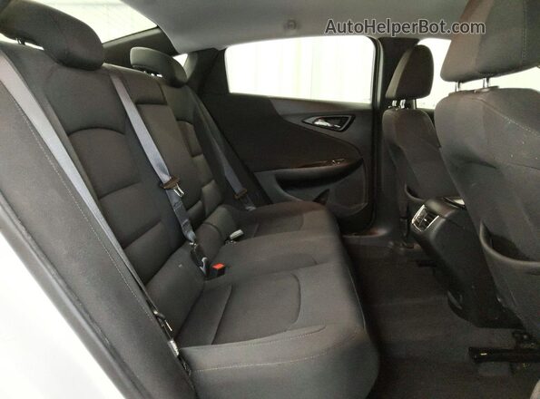 1G1ZD5ST3MF051889 2021 CHEVROLET MALIBU Белый Вид задних сидений