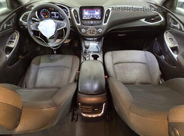1G1ZD5ST3MF051889 2021 CHEVROLET MALIBU Белый Вид панели приборов