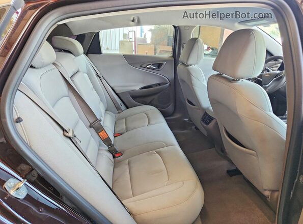 1G1ZD5ST4MF060505 2021 CHEVROLET MALIBU Бордовый Вид задних сидений