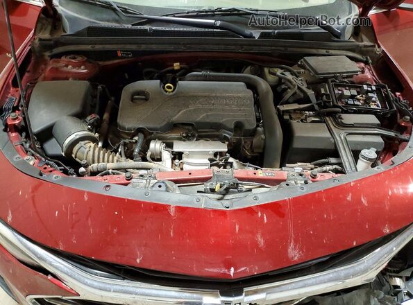 1G1ZD5ST4NF111146 2022 CHEVROLET MALIBU Red Вид задньої частини салону